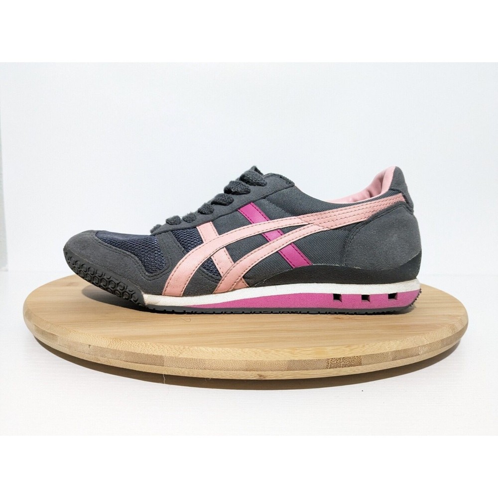 Asics Onitsuka Tiger Womens Size 7 Pink Black Athletic Sneakers Shoes